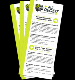 Pornography Information Card (New)